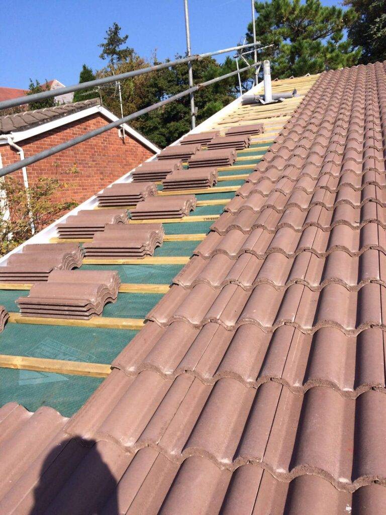 tiled roof install