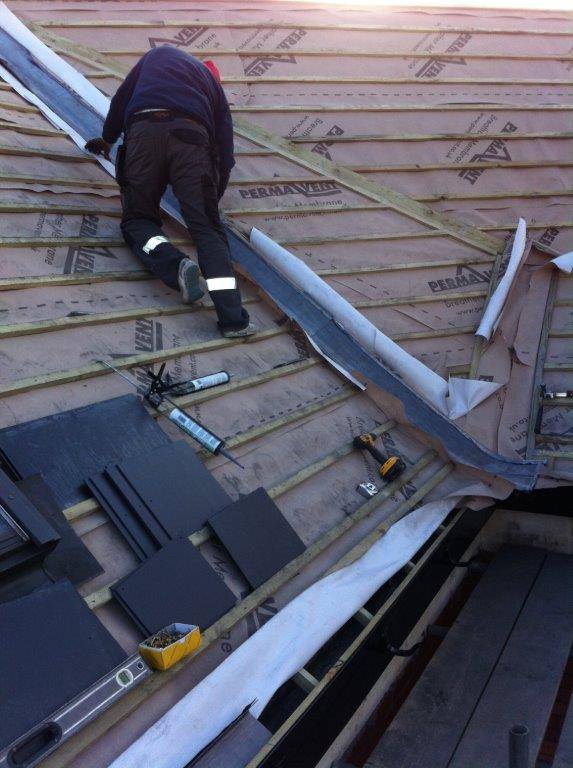 slate roofing installation
