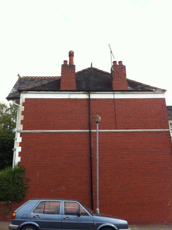 high roof on house repair