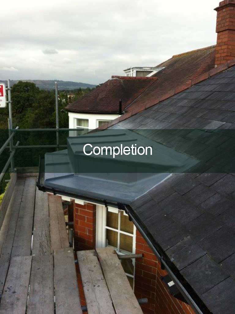 flat roof completion